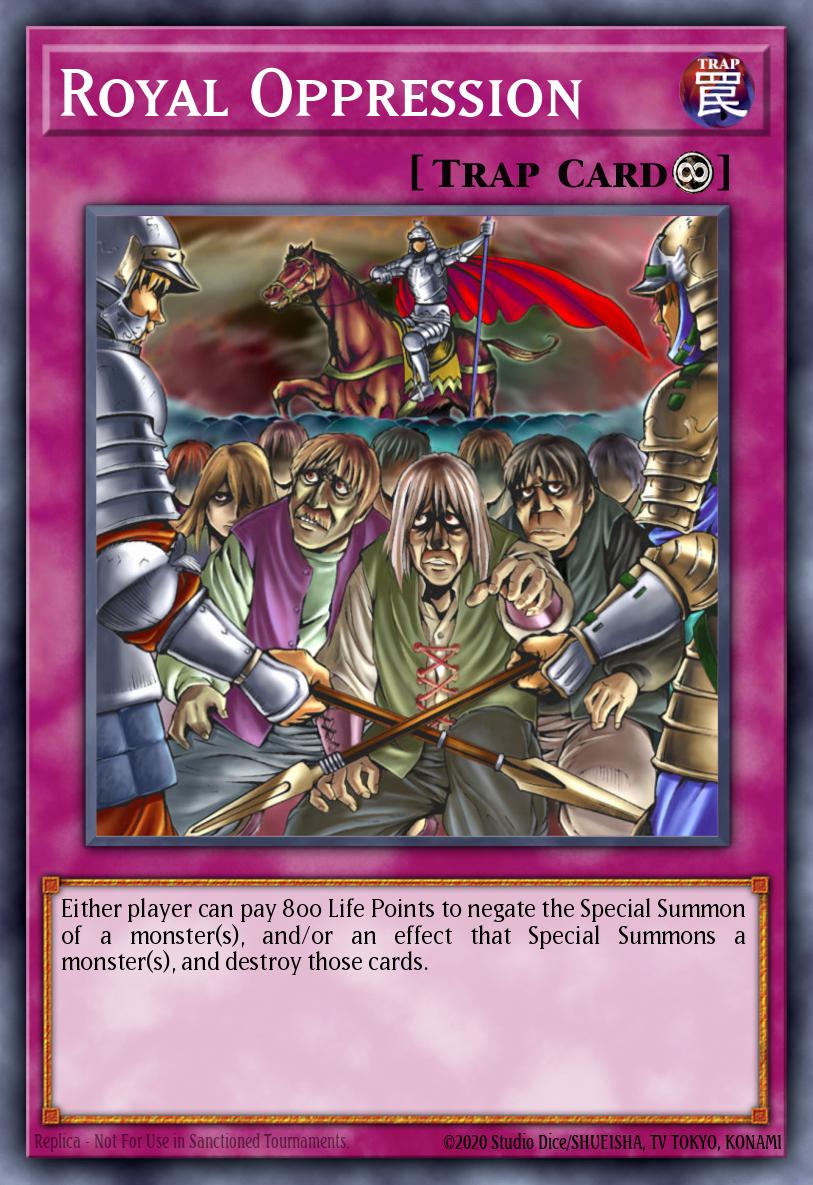 Royal Oppression yugioh card